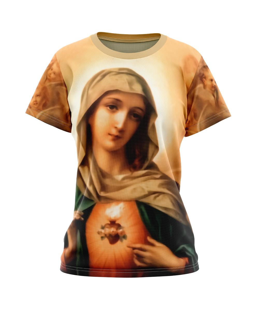 CAMISETA COM IMAGEM  - VIRGEM MARIA