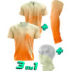 kit 3 Peças - Ciclista Laranja